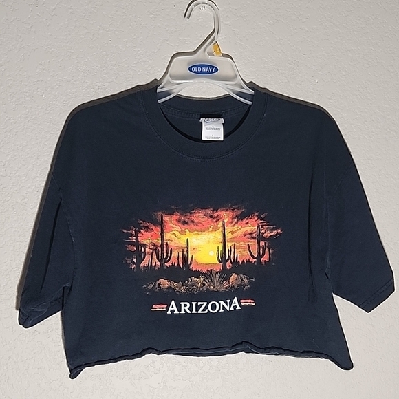 Gildan Tops - Gildan Crop shirt Arazona size L Cactus Cropped